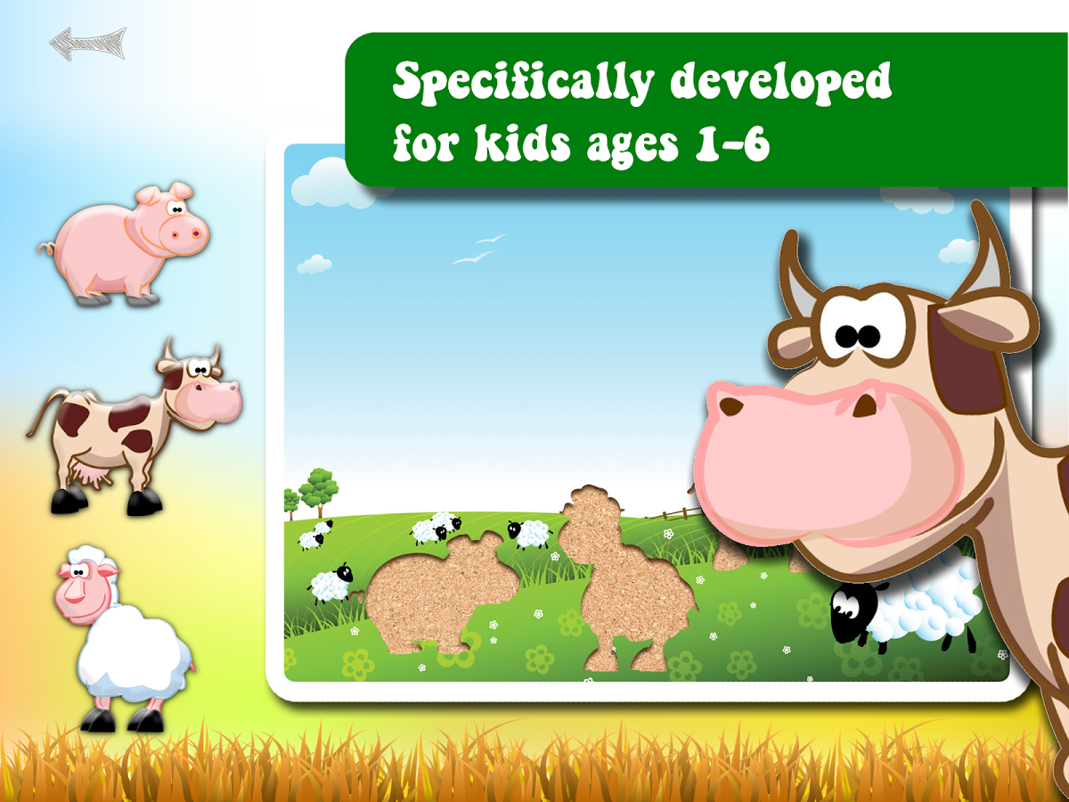 Farm Animals Puzzle Kids Game
