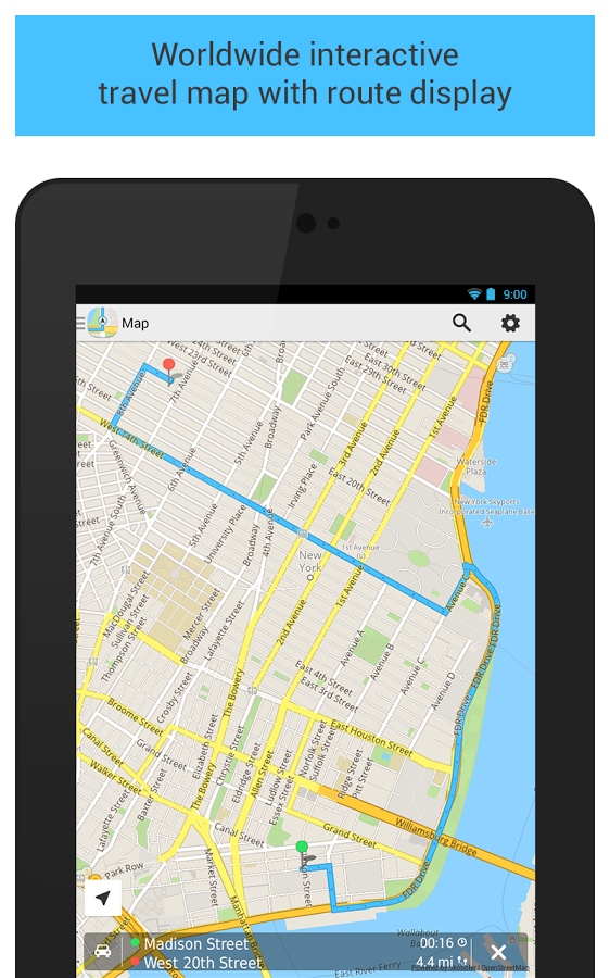 Nav maps. Map navigation.