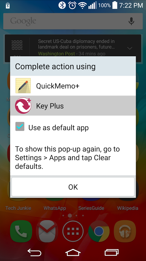 Key Plus for LG G4, G3, G Pro