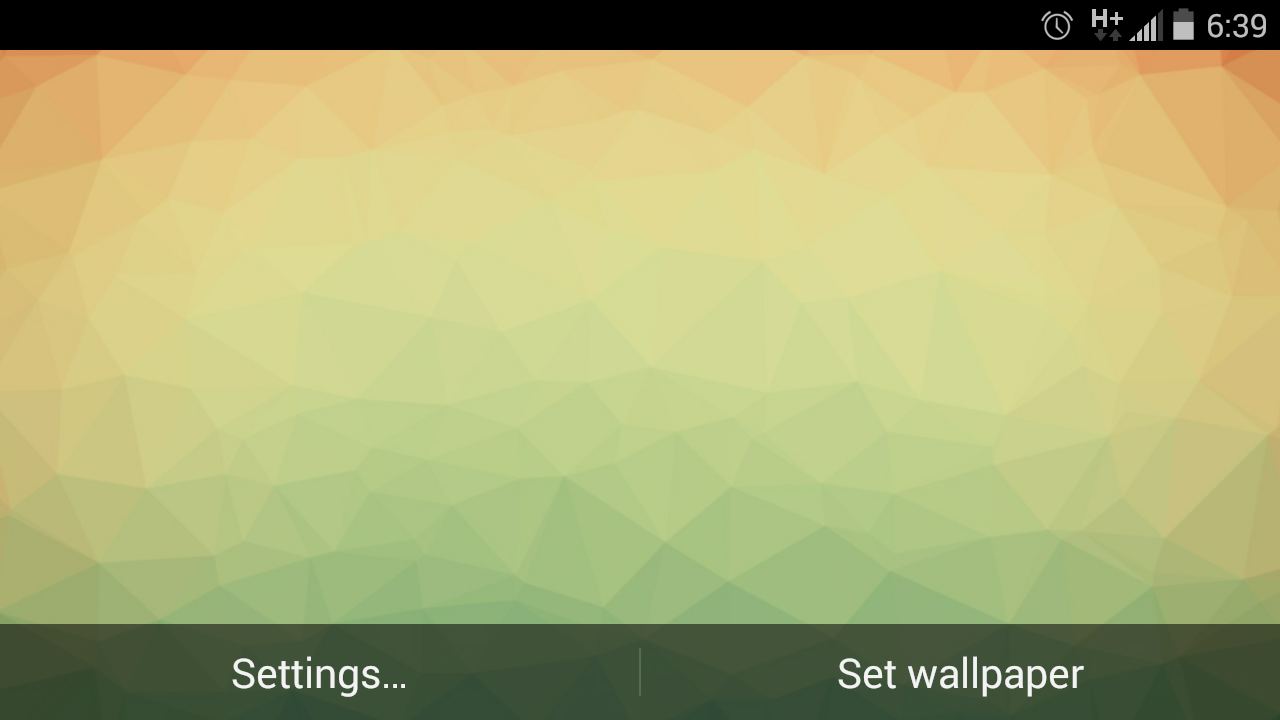 Low Poly - 3D Live Wallpapers