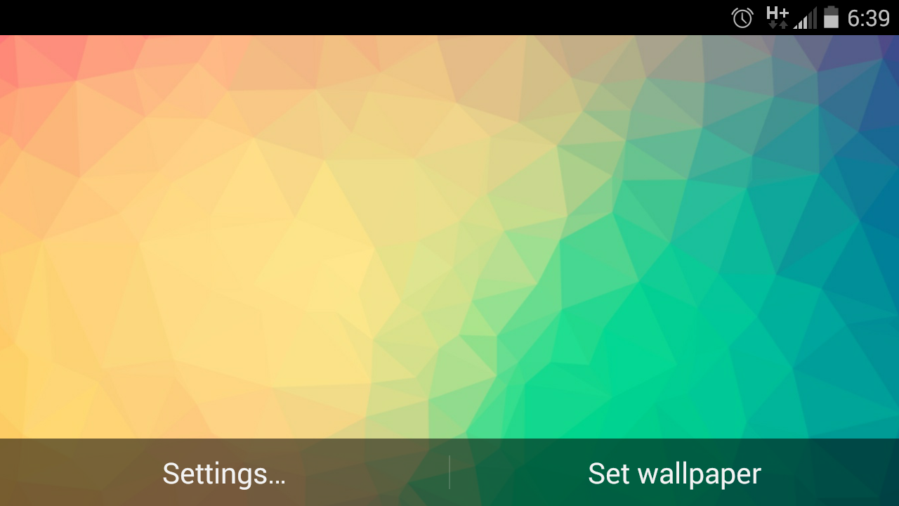 Low Poly - 3D Live Wallpapers