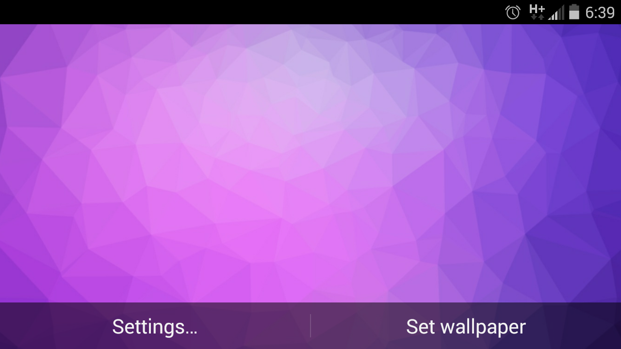 Low Poly - 3D Live Wallpapers