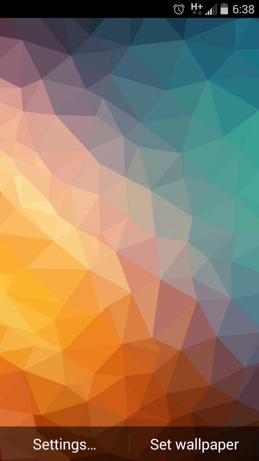 Low Poly - 3D Live Wallpapers