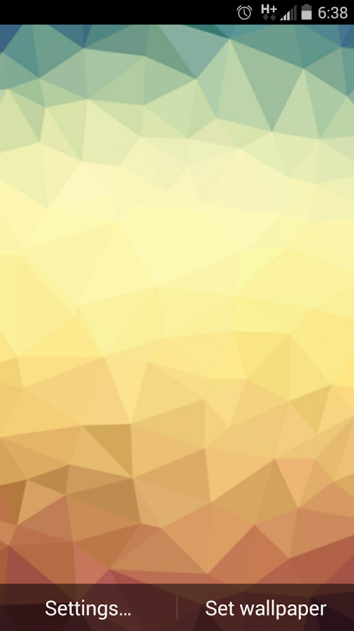 Low Poly - 3D Live Wallpapers