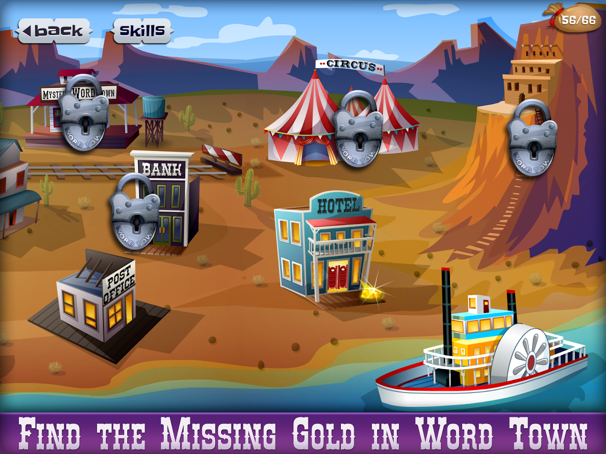 Mystery Word Town: Spelling