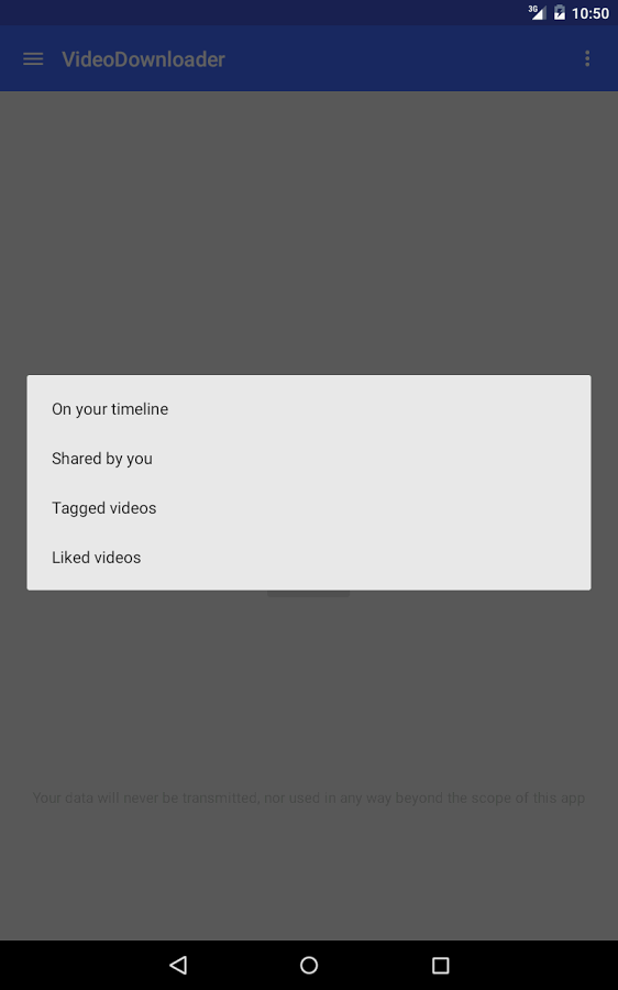 MyVideoDownloader for Facebook