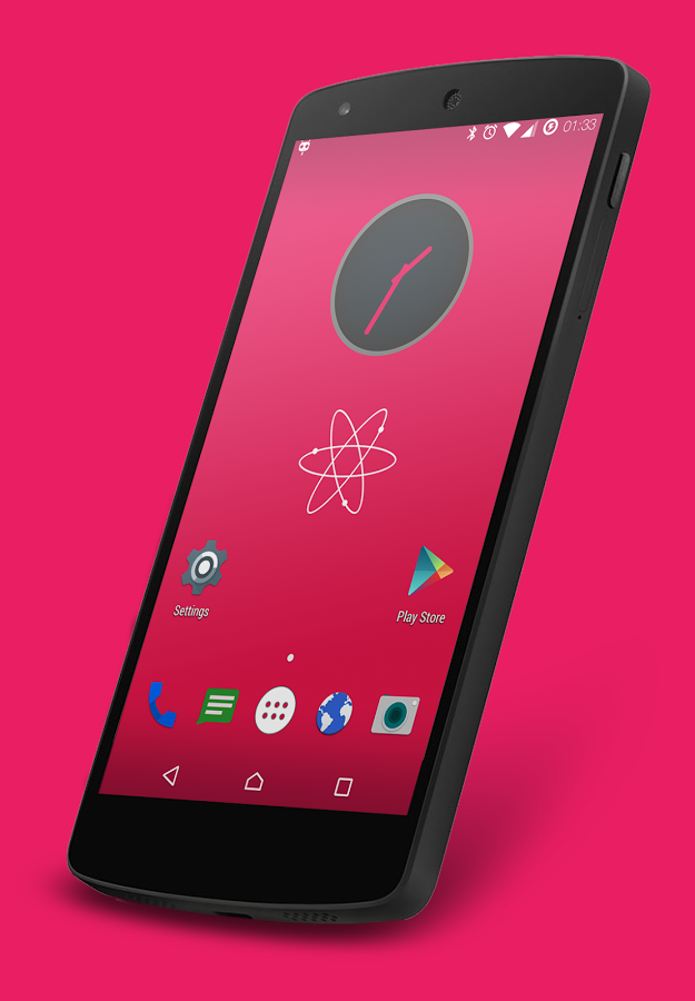 Nuclear Pink CM12 Theme
