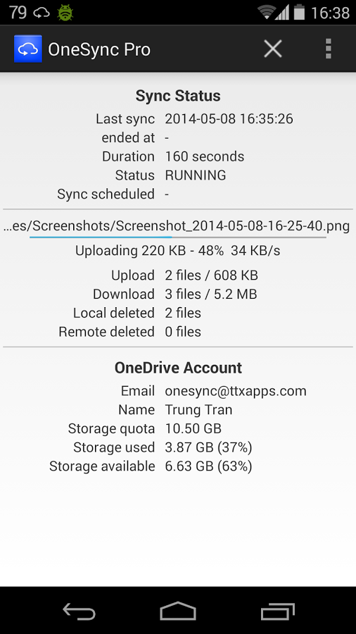 OneSync (OneDrive Autosync)