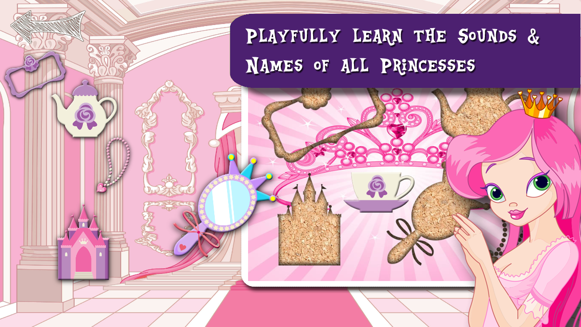 Princess game for little girls