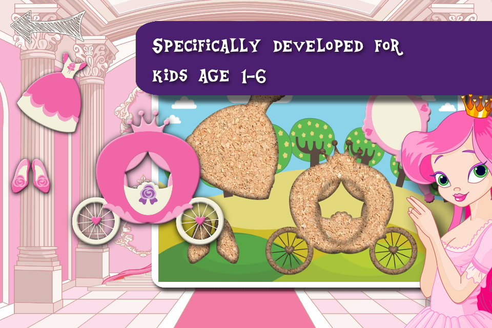 Princess game for little girls