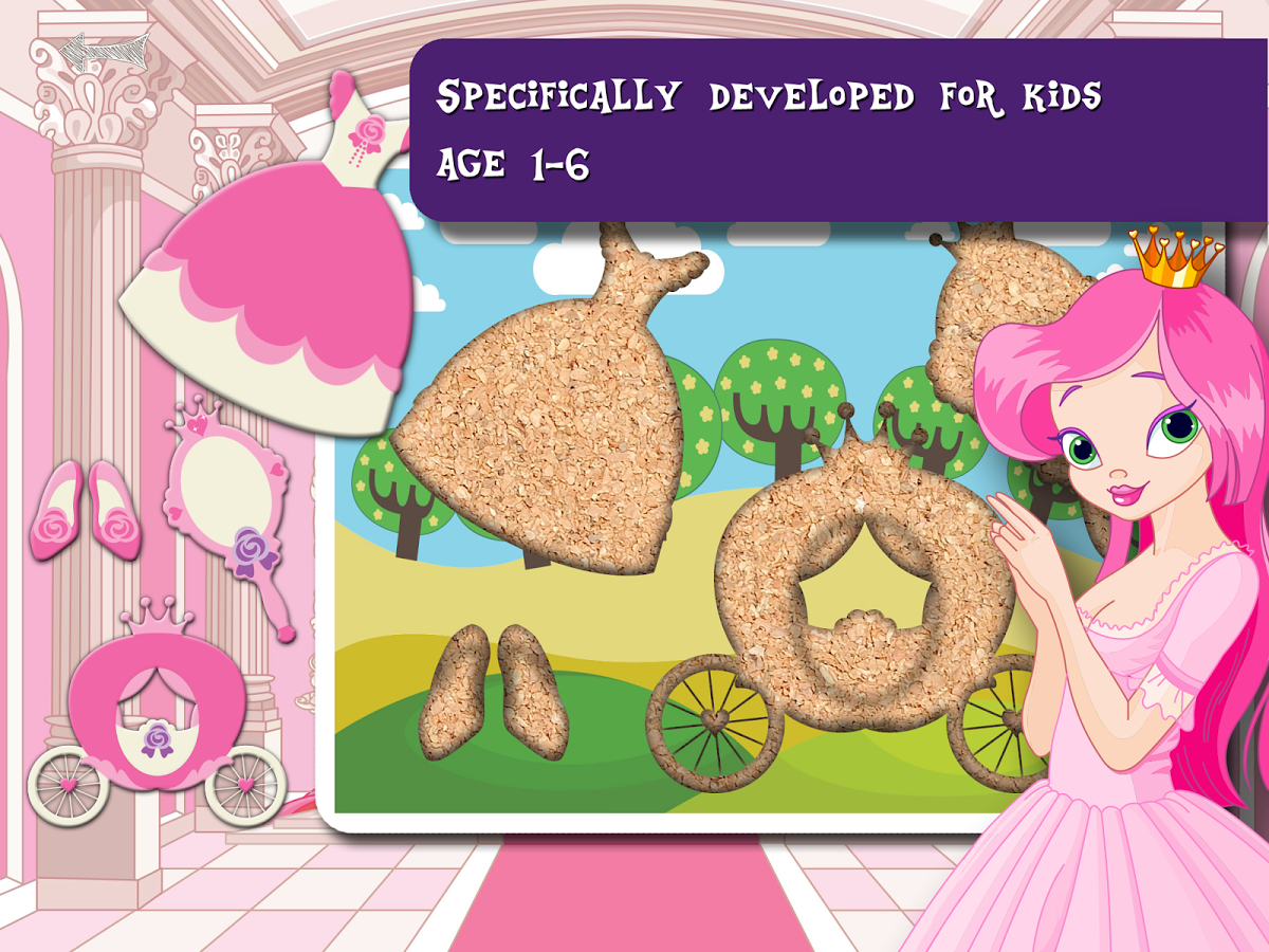 Princess game for little girls