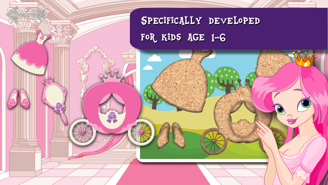 Princess game for little girls