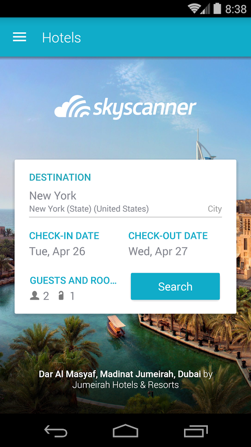 Skyscanner Hotels