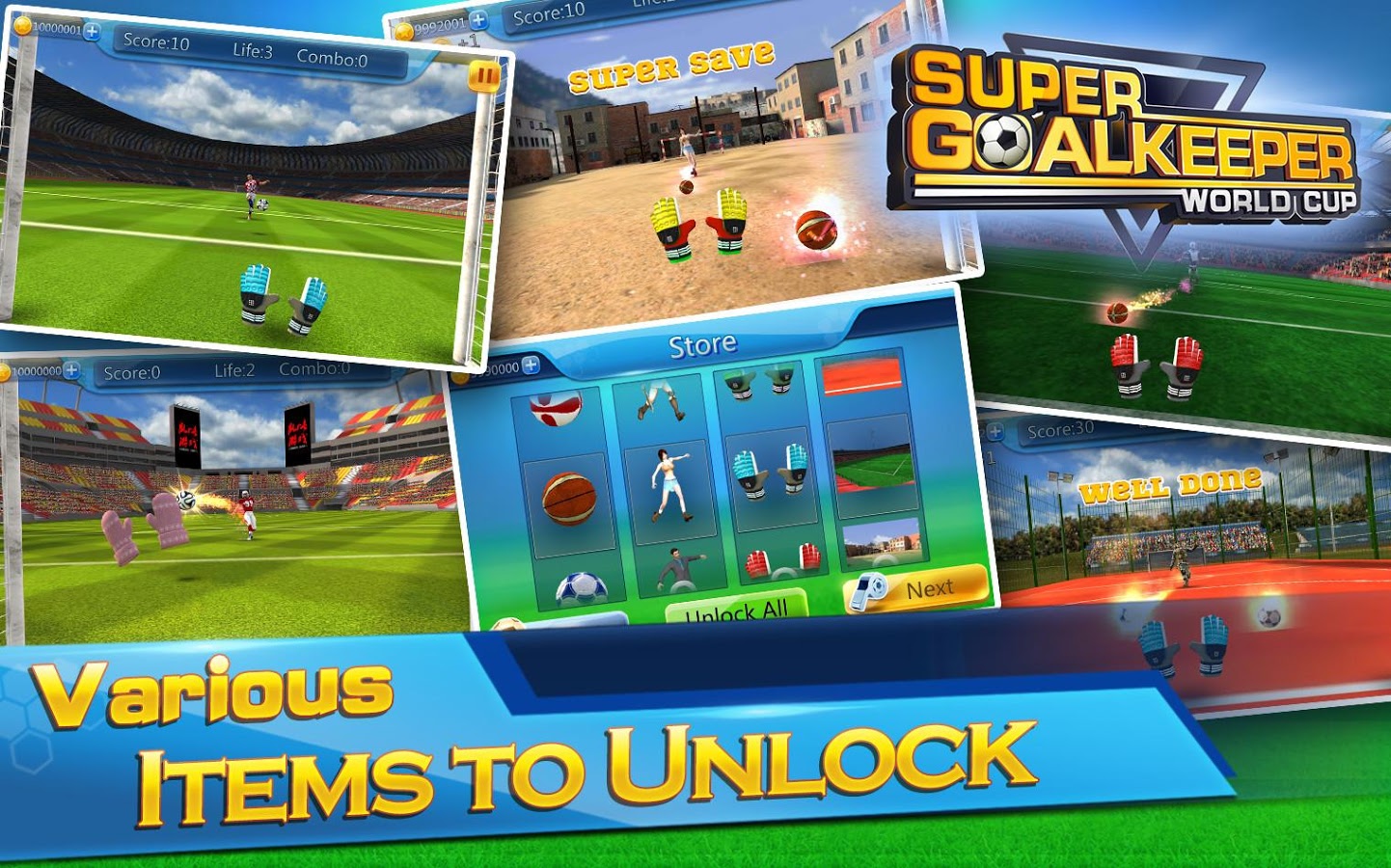 Super Goalkeeper - Soccer Cup