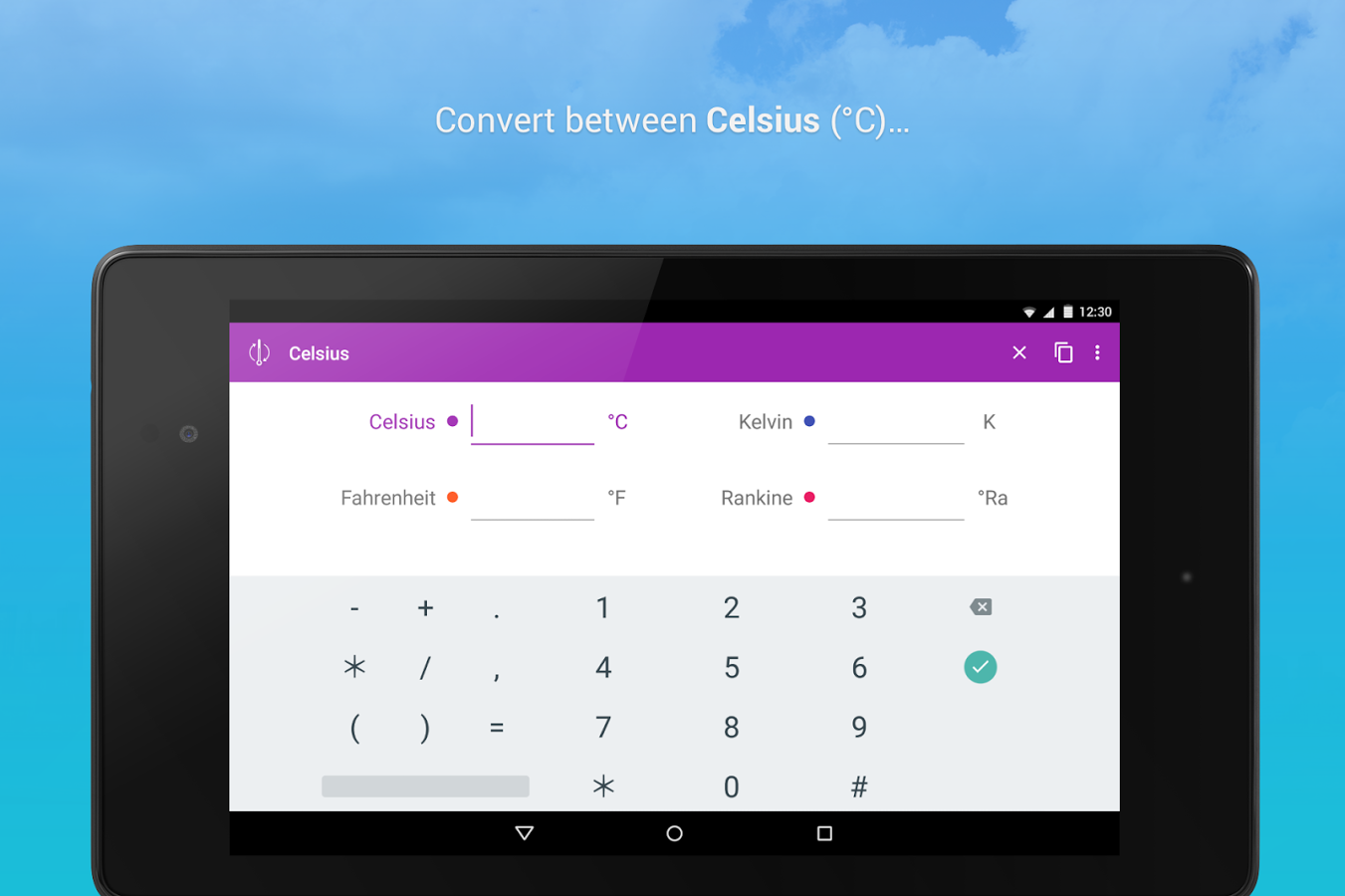Temperature Metric Converter