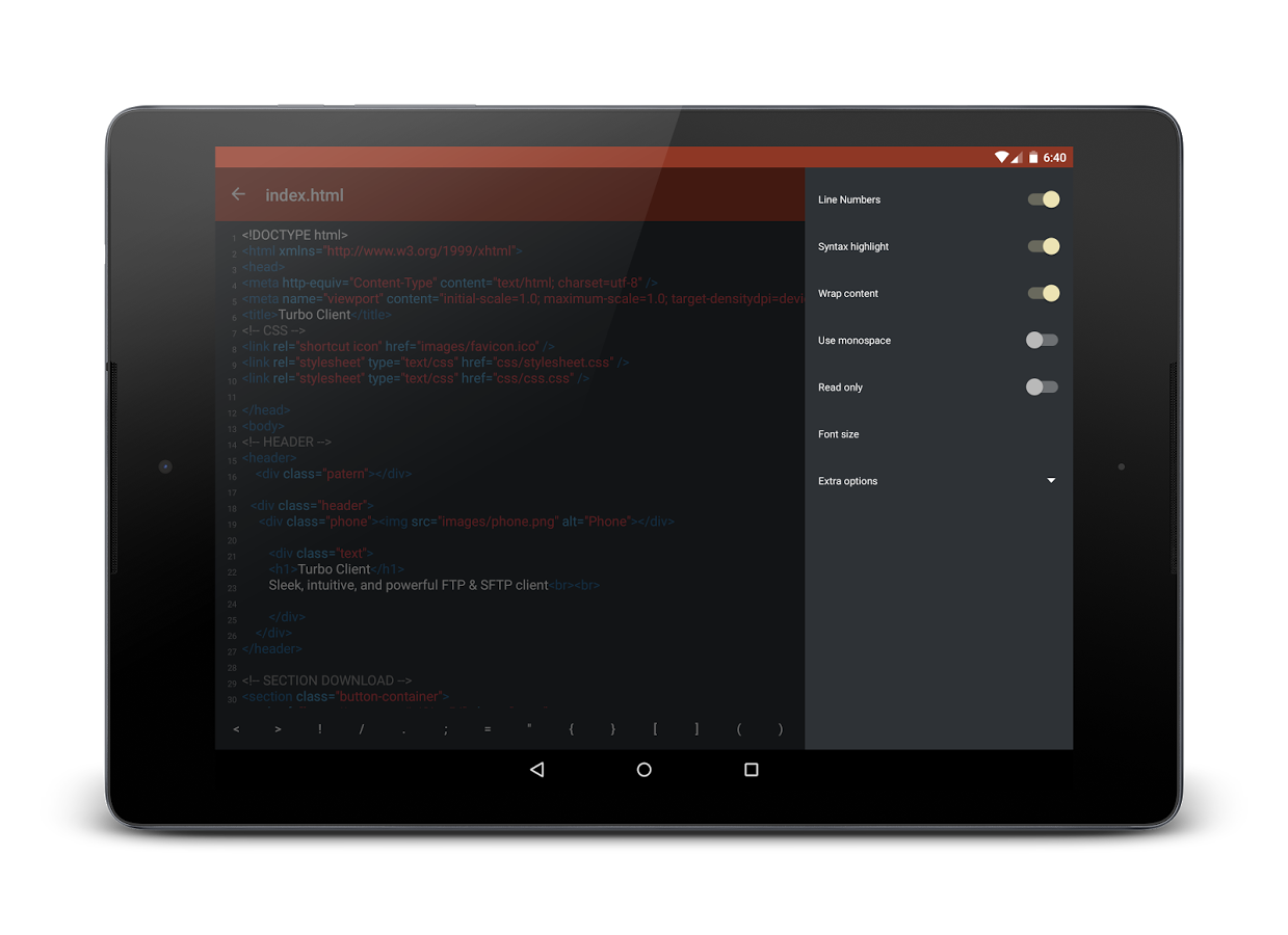 Turbo FTP client & SFTP client