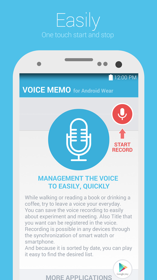 Voice Memo for Android Wear