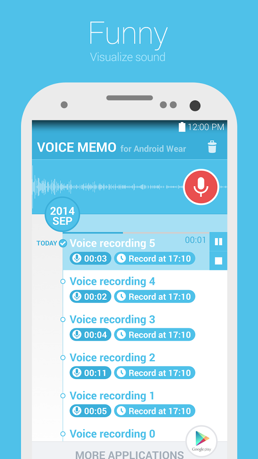 Voice Memo for Android Wear