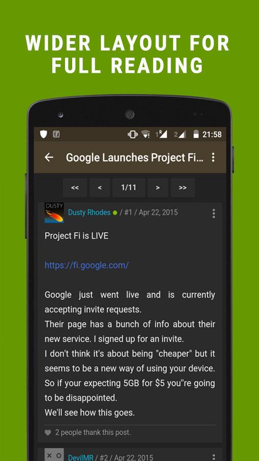 XDA Forums Pro