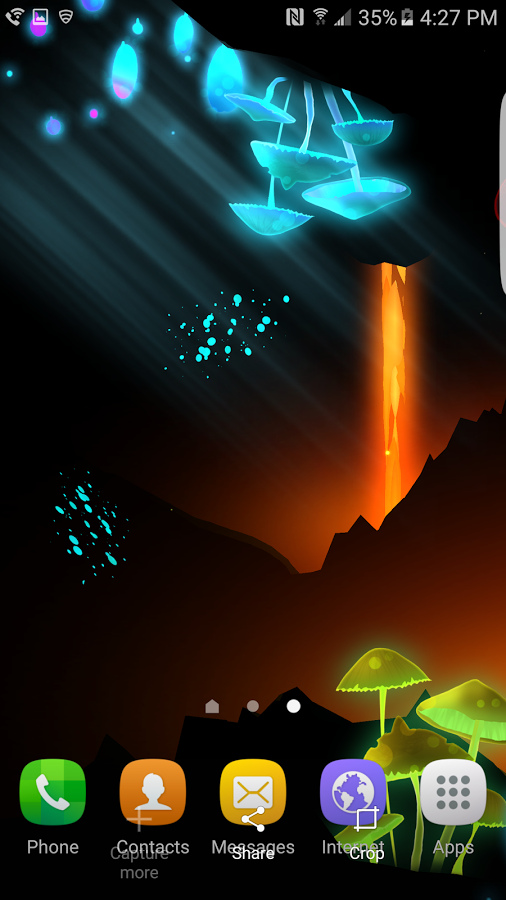 3D Fantasy Epic Lava Cave LWP