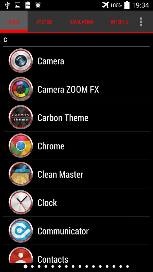 Carbon Theme for Apex Nova ADW