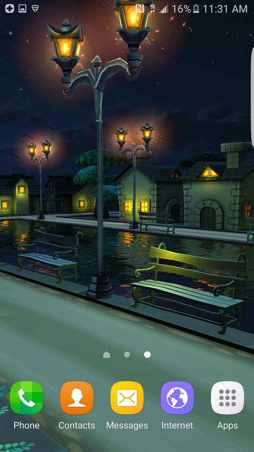 Cartoon Night Live Wallpaper