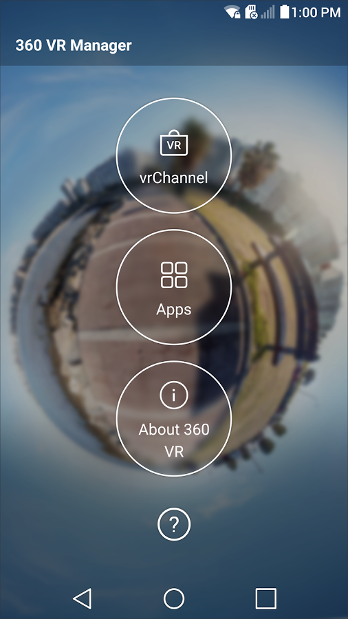 LG 360 VR Manager