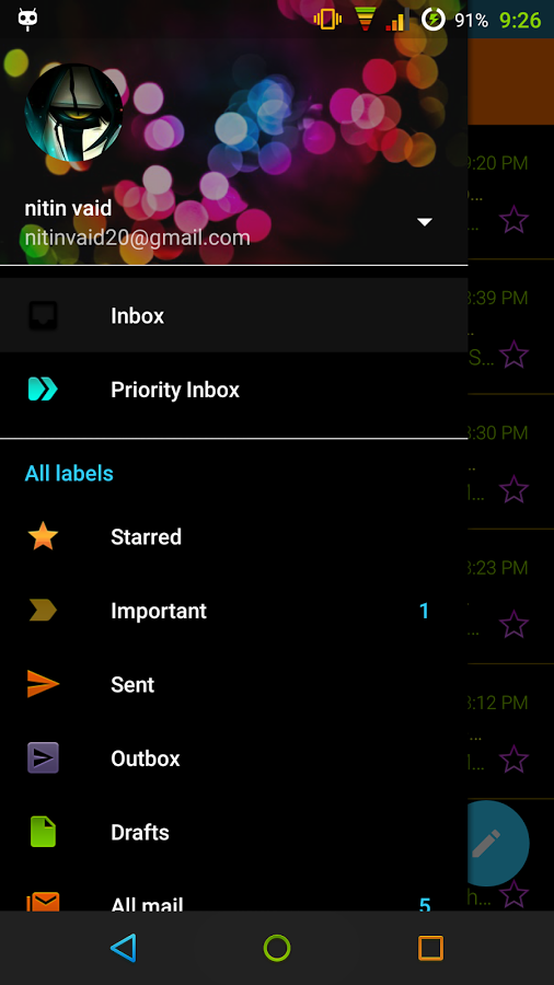 Neon Colors Theme CM 13/12.1