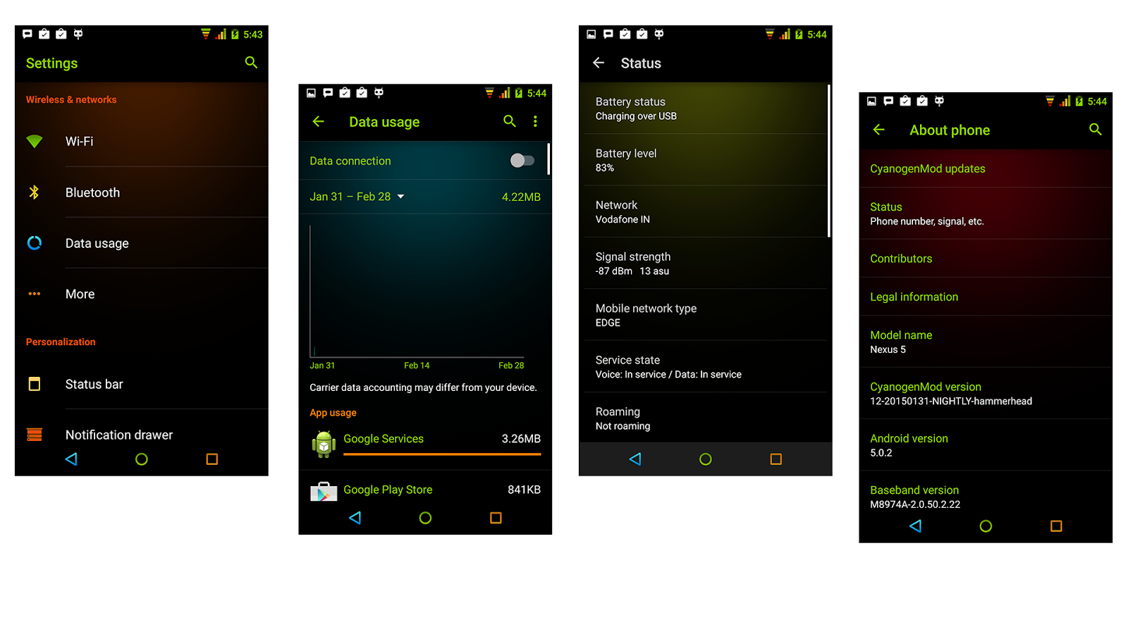 Neon Colors Theme CM 13/12.1