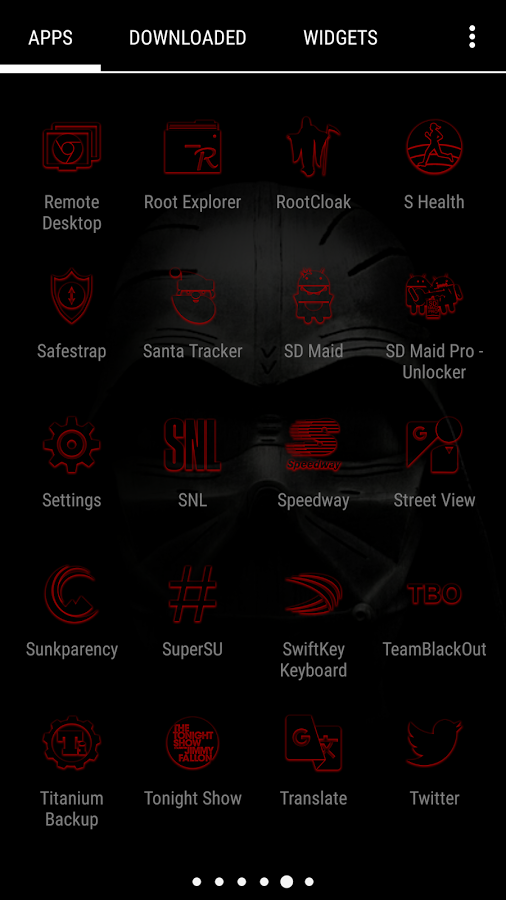 Red Shadow - Icon Pack