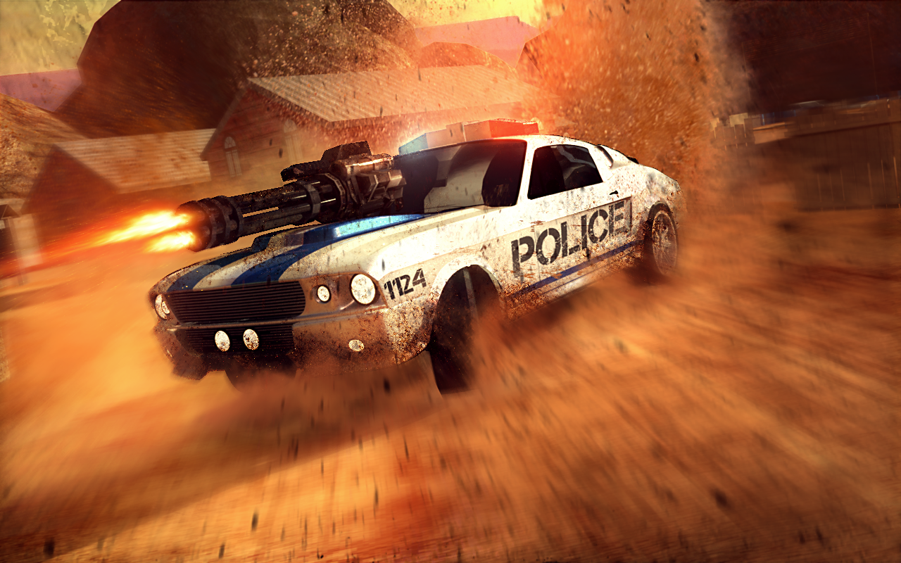 Police Shooting Car Chase PRO