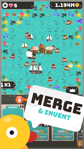 Merge Empire - Idle Kingdom & Crowd Builder Tycoon (Mod Mone