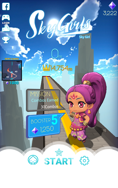 Sky Girls: Flying Runner Game (Mod Money)