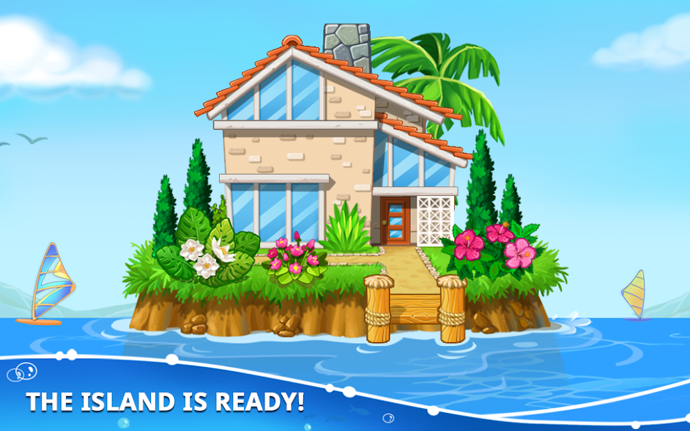 Build an Island. Kids Games for Boys. Build House [Mod]