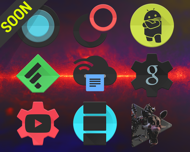 BLACK FLEX - Icon Pack