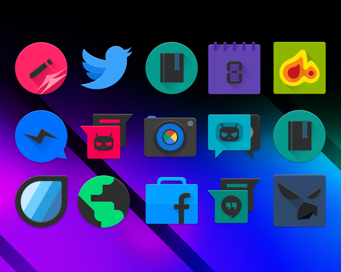 BlackPOP - Icon Pack