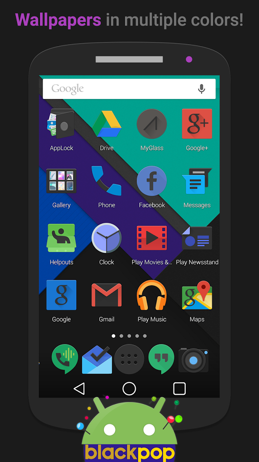 BlackPOP - Icon Pack