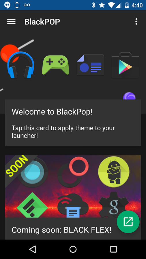 BlackPOP - Icon Pack