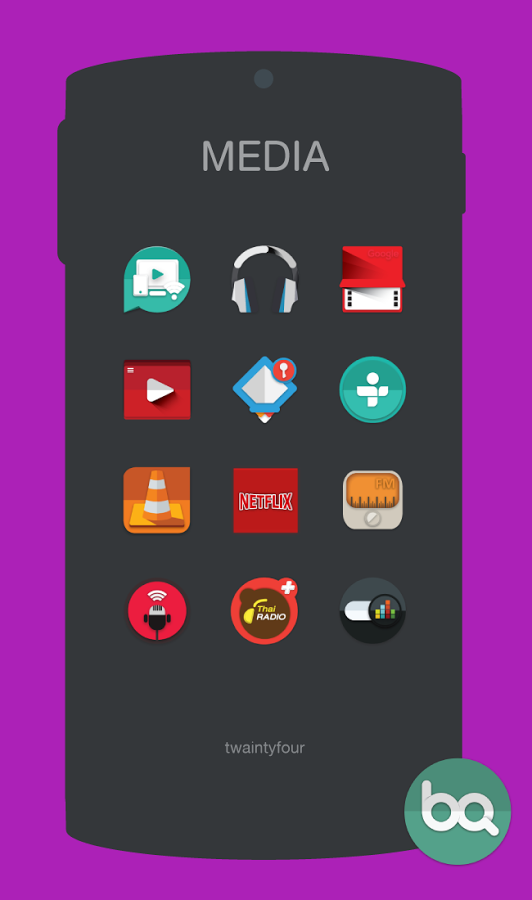 Blacqerial IconPack