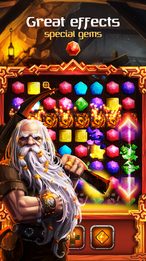 Dwarf Rush: match3 (Mod Money)