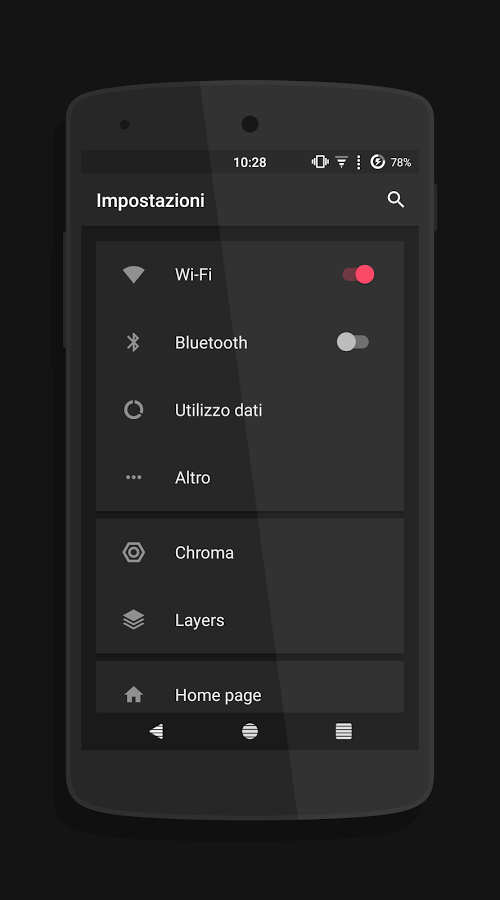 Elixium Dark - Layers Theme