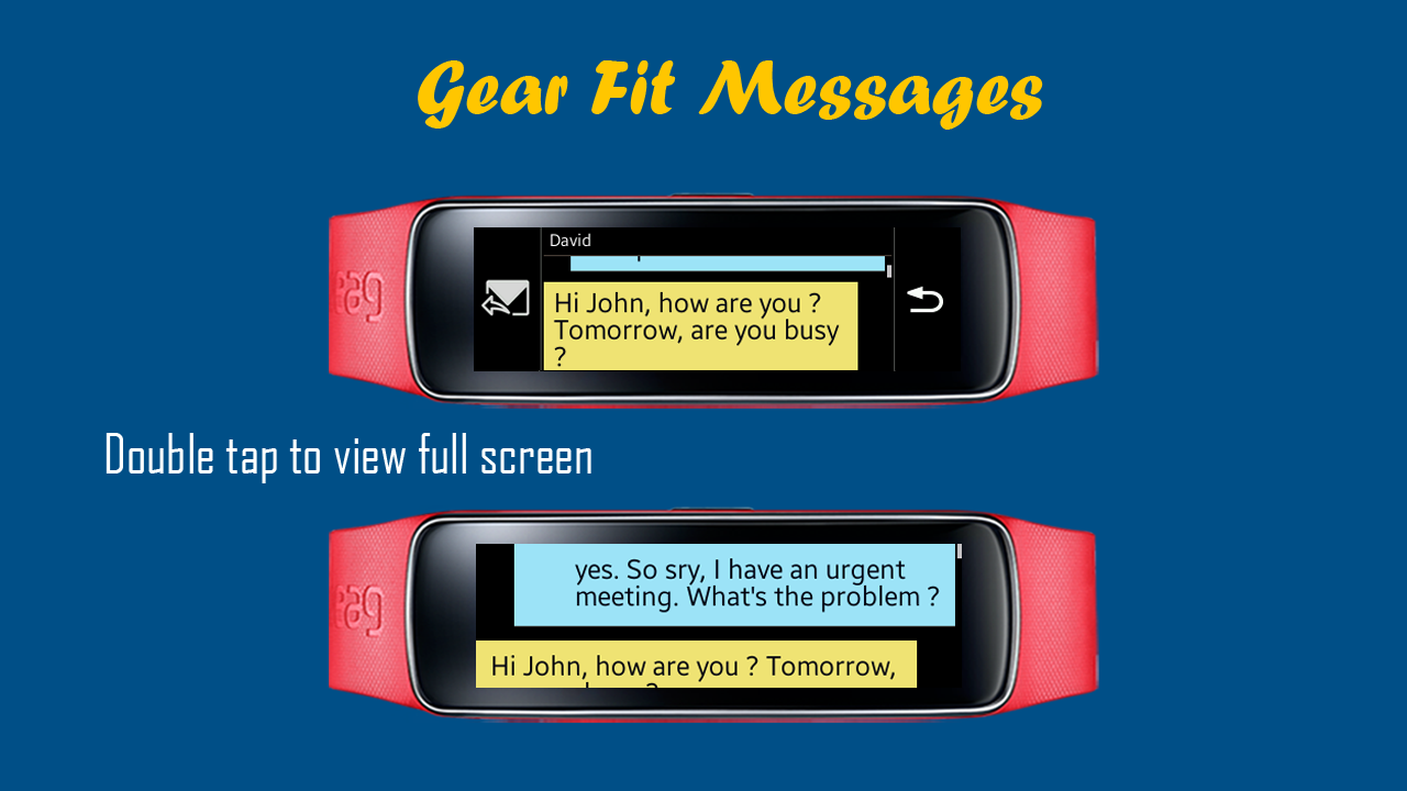 Gear Fit Messages