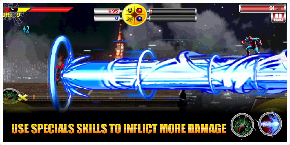 Human Spider: Awesome Run (Mod Orbs)