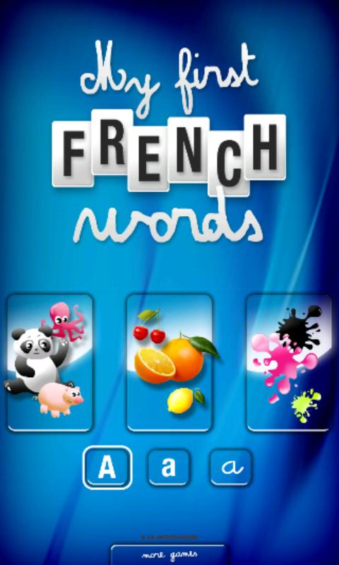 My first French words