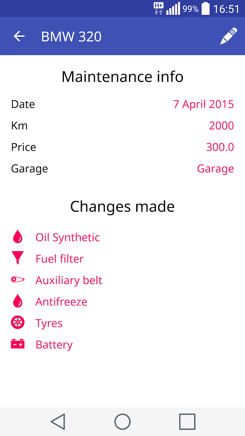 My Garage (Car Management)