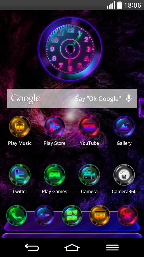 Next Launcher Theme MixedColor
