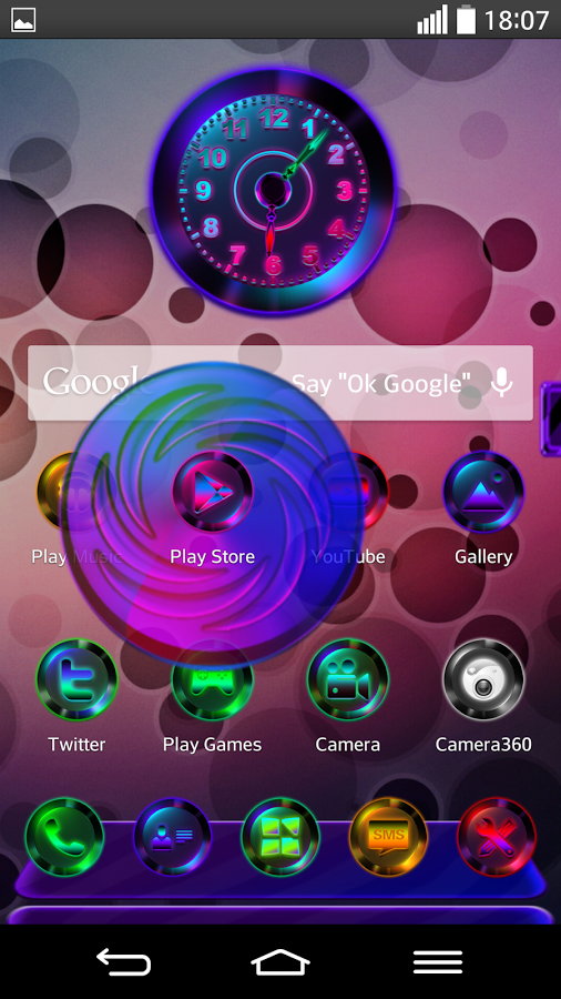 Next Launcher Theme MixedColor