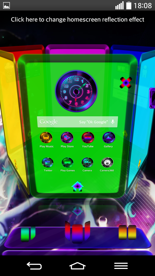 Next Launcher Theme MixedColor