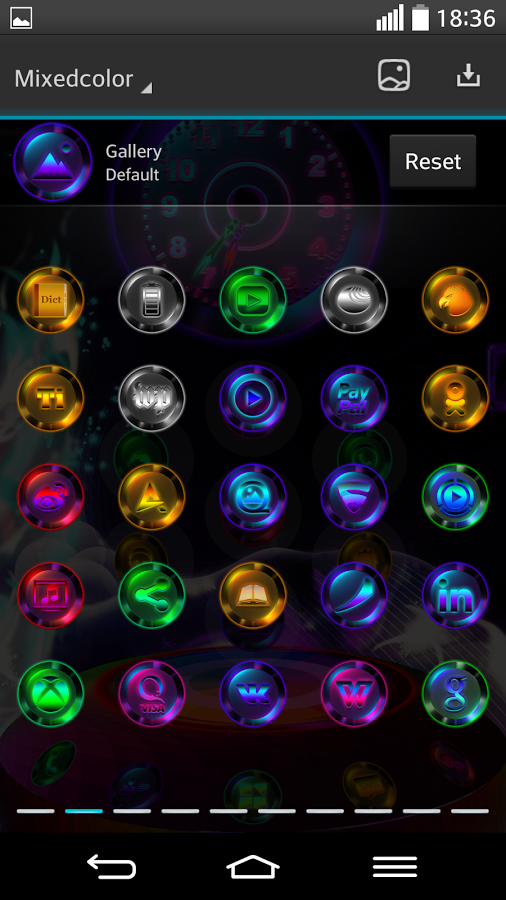 Next Launcher Theme MixedColor