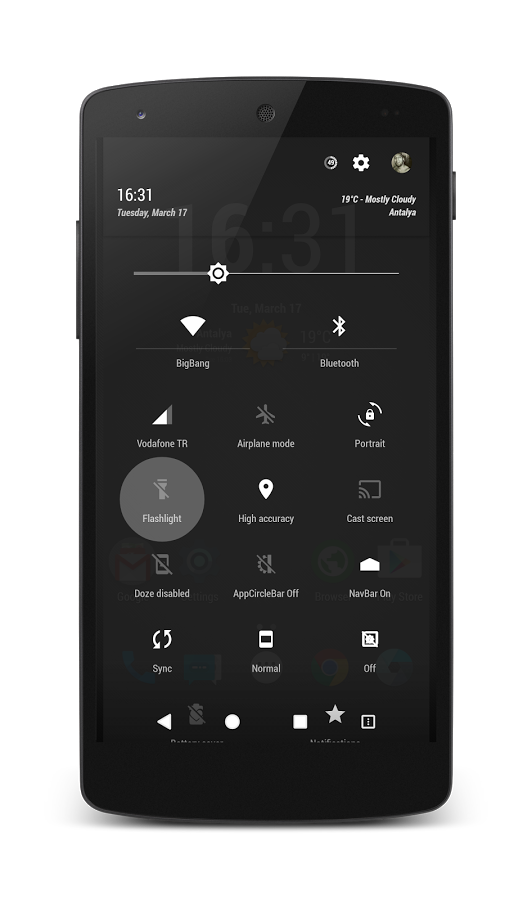 PitchBlack™(S-Grey) CM12 Theme